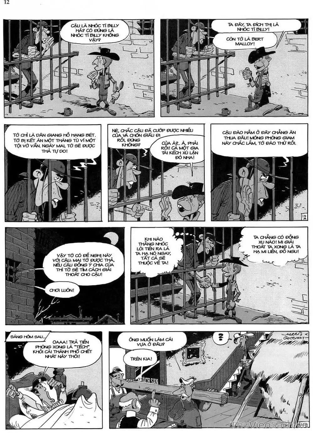 Truyện Tranh Cuộc Phiêu Lưu Kỳ Thú Của Lucky Luke trang 3