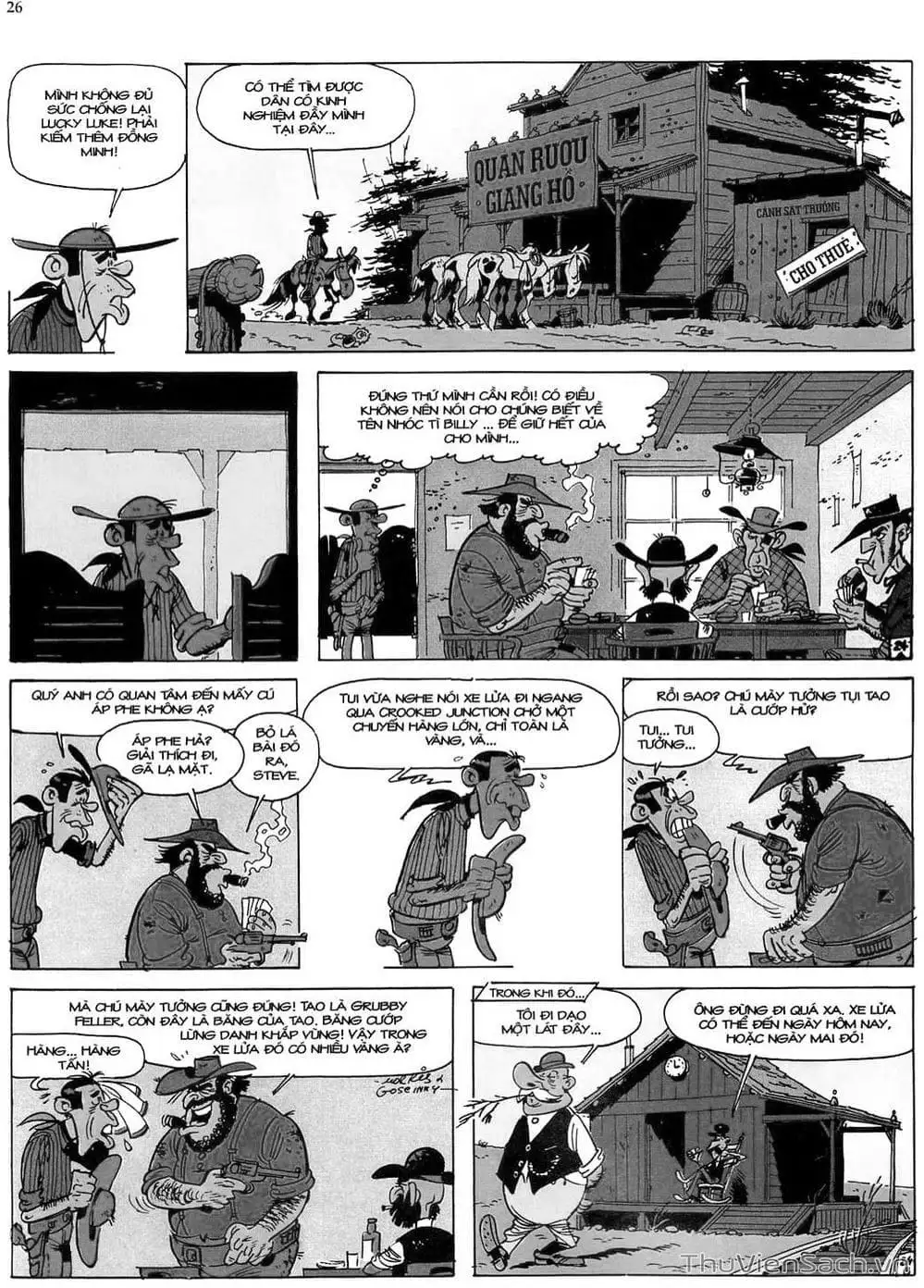 Truyện Tranh Cuộc Phiêu Lưu Kỳ Thú Của Lucky Luke trang 3