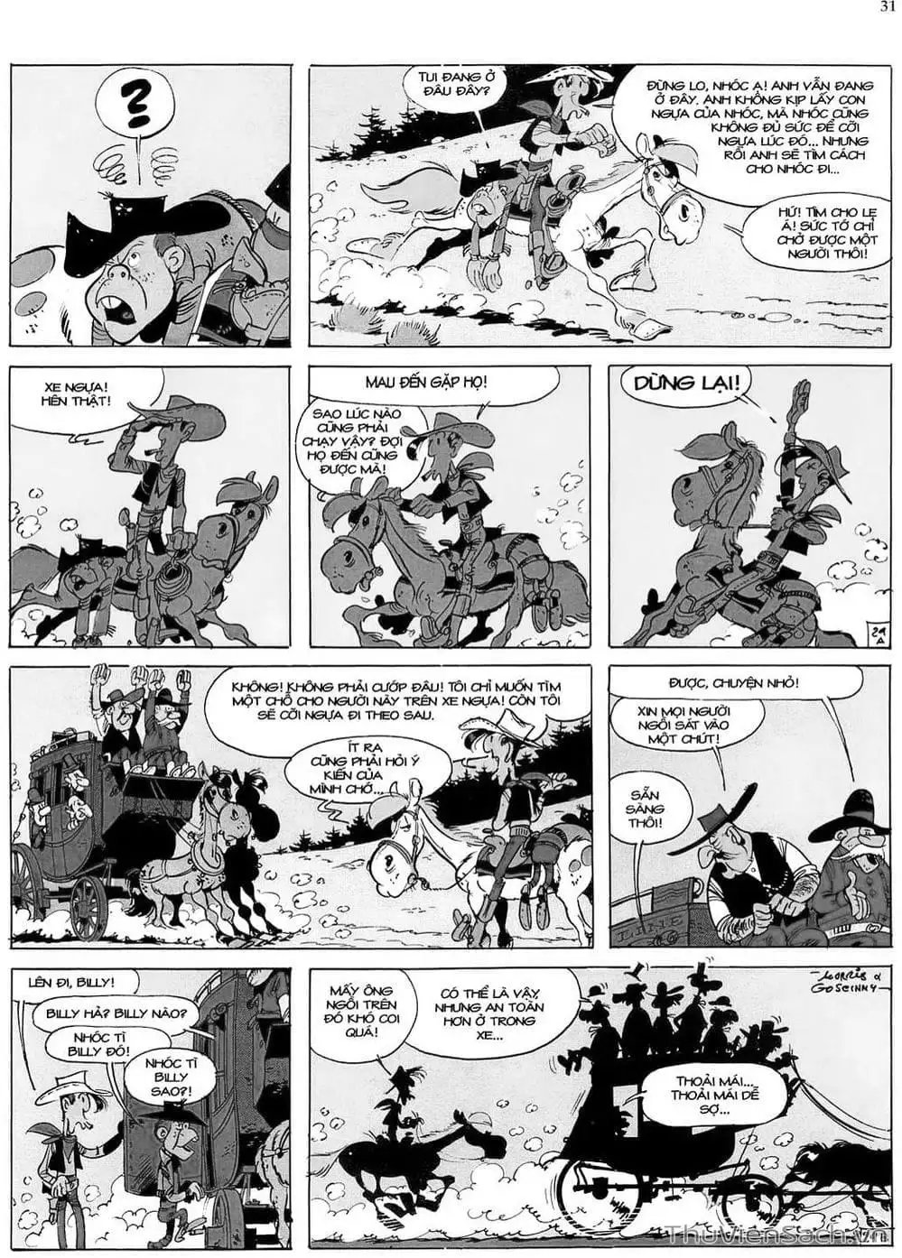 Truyện Tranh Cuộc Phiêu Lưu Kỳ Thú Của Lucky Luke trang 3