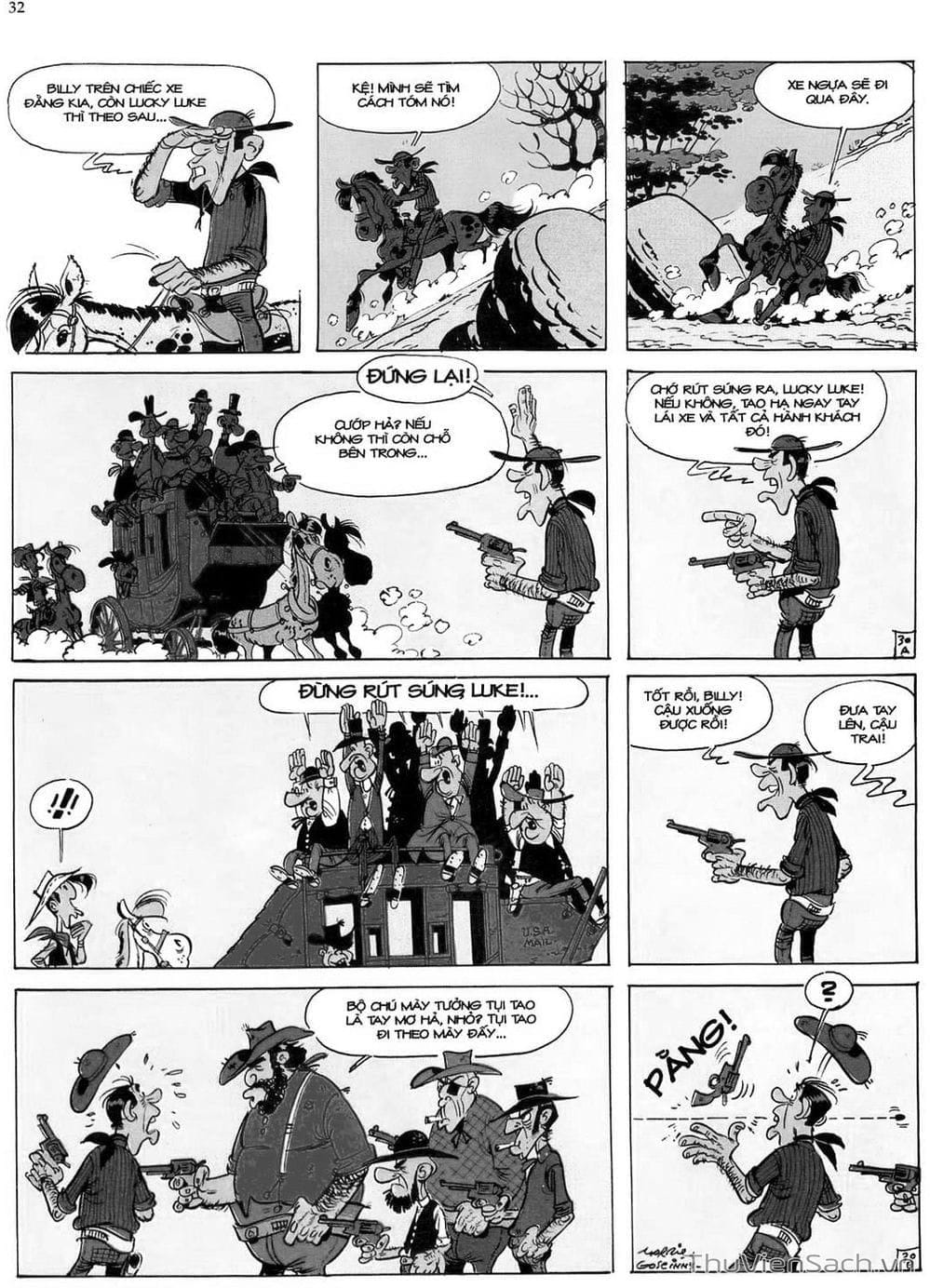 Truyện Tranh Cuộc Phiêu Lưu Kỳ Thú Của Lucky Luke trang 3