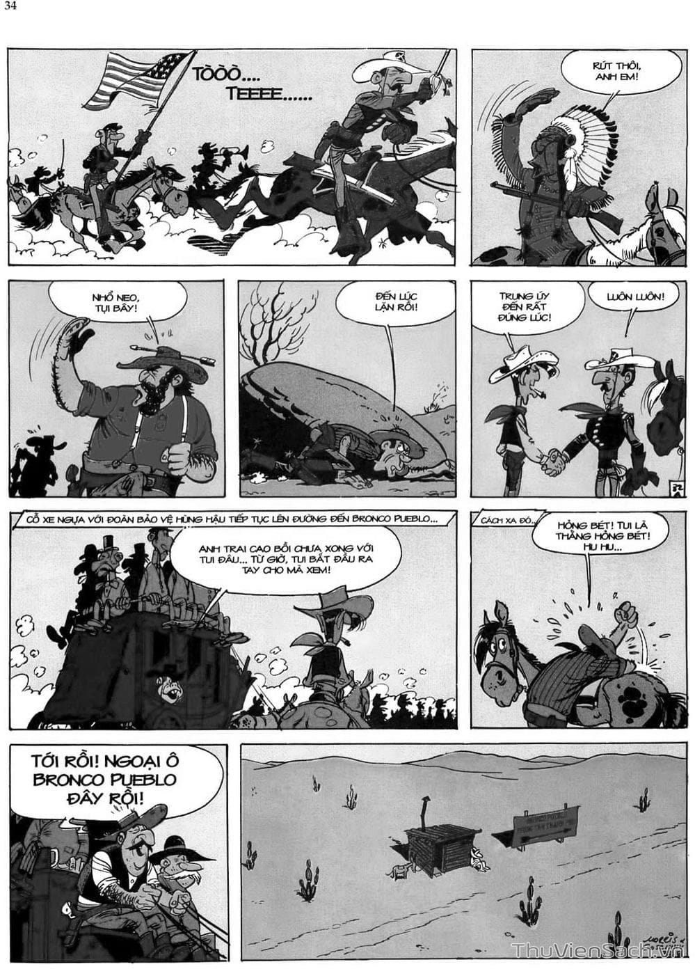 Truyện Tranh Cuộc Phiêu Lưu Kỳ Thú Của Lucky Luke trang 3