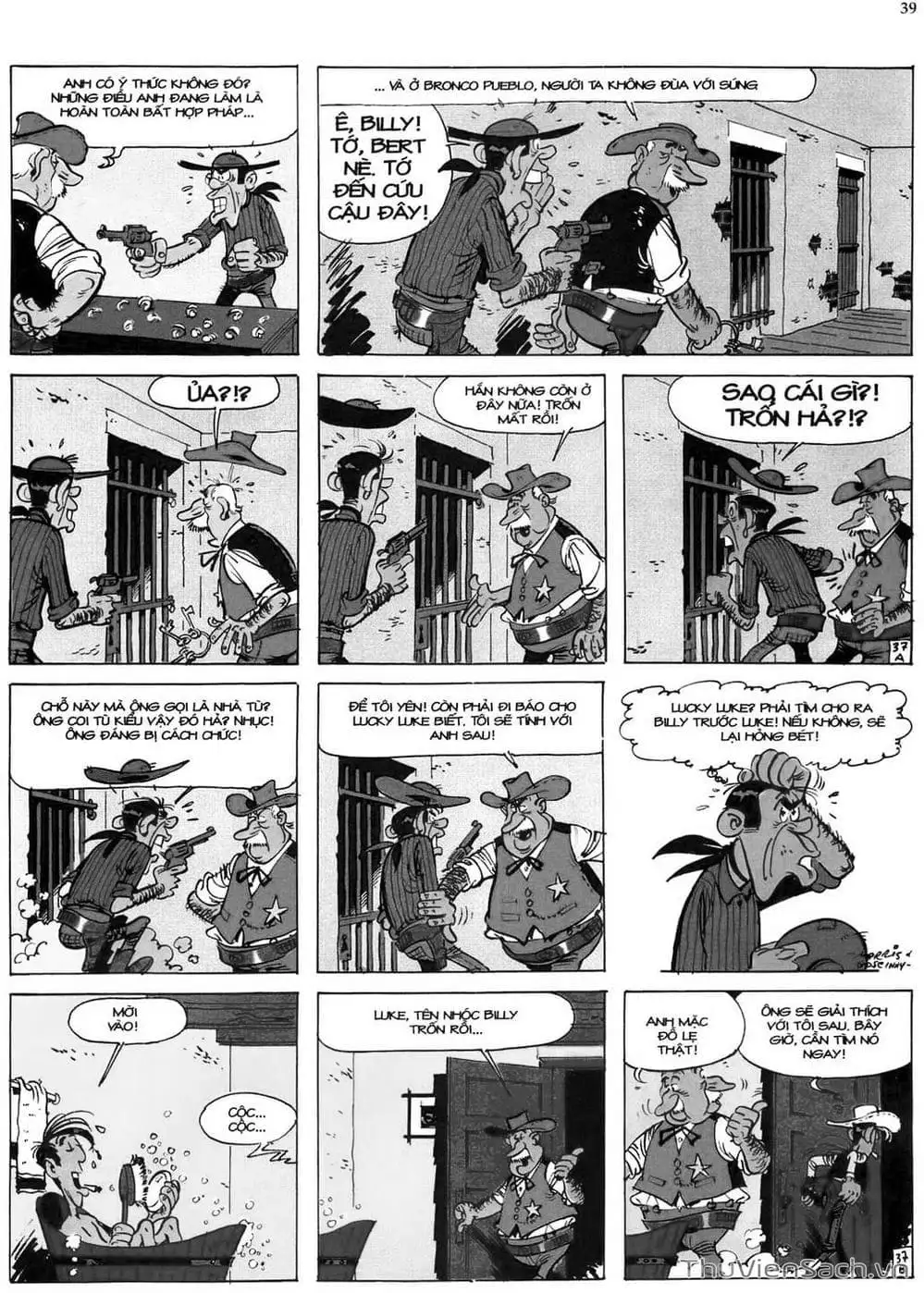 Truyện Tranh Cuộc Phiêu Lưu Kỳ Thú Của Lucky Luke trang 3