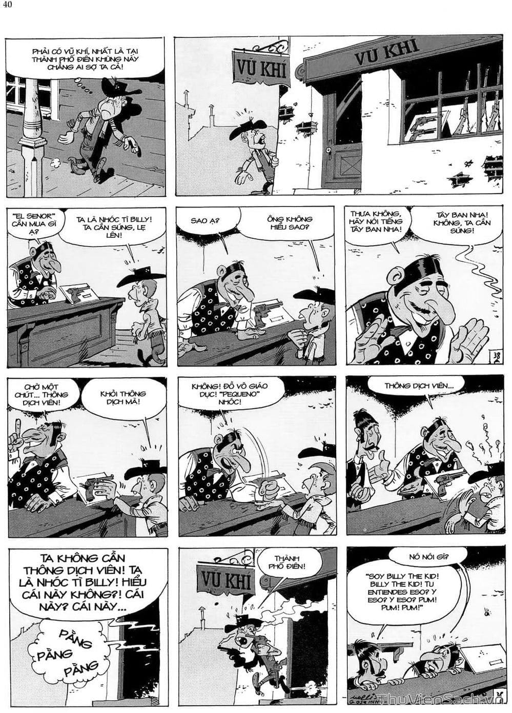 Truyện Tranh Cuộc Phiêu Lưu Kỳ Thú Của Lucky Luke trang 3