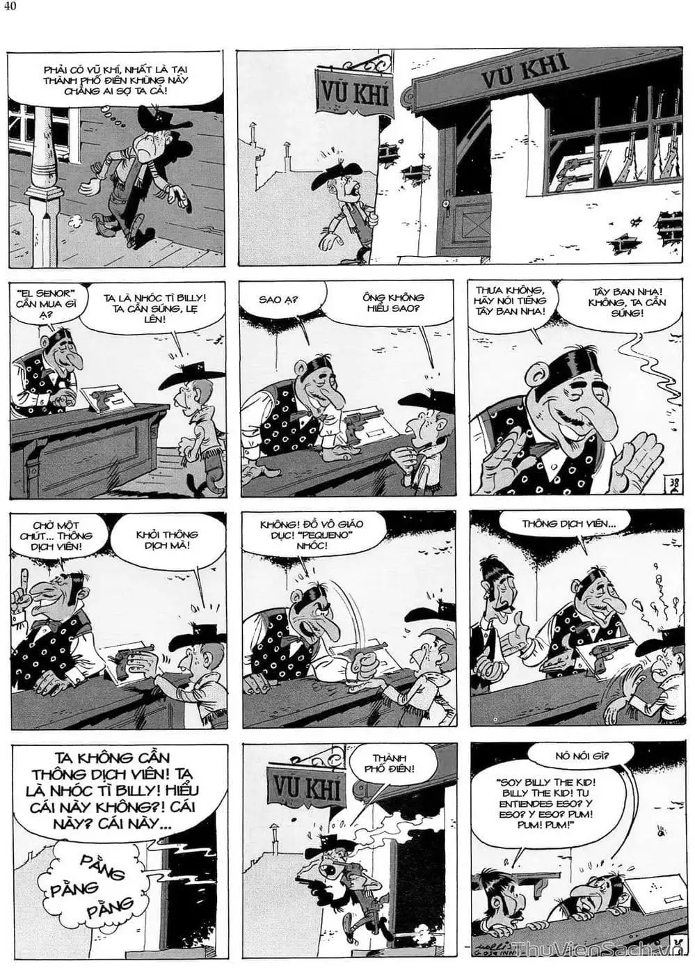 Truyện Tranh Cuộc Phiêu Lưu Kỳ Thú Của Lucky Luke trang 3