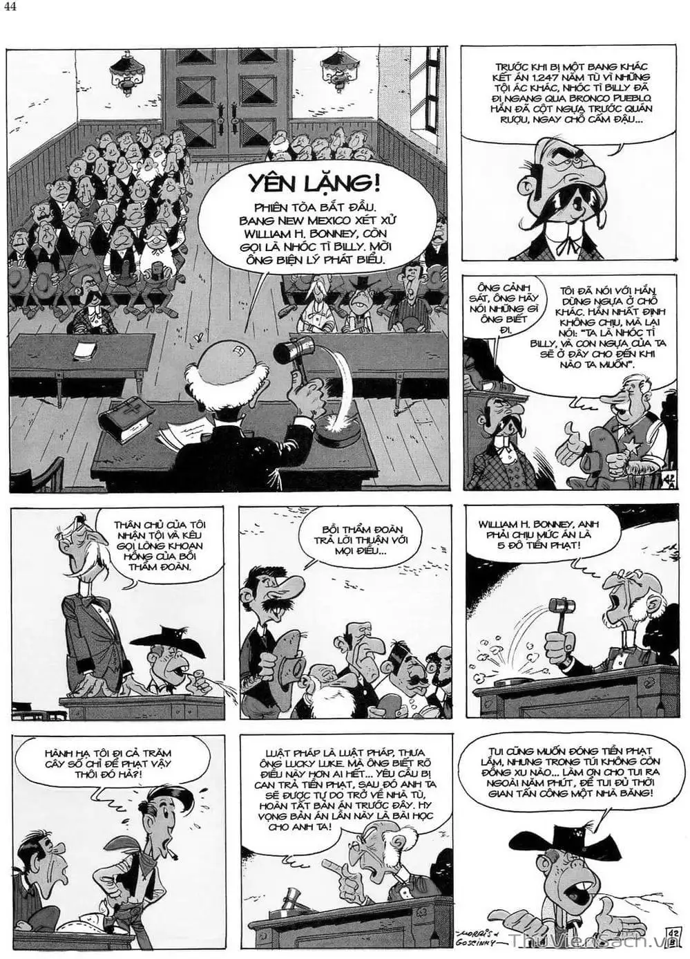 Truyện Tranh Cuộc Phiêu Lưu Kỳ Thú Của Lucky Luke trang 3