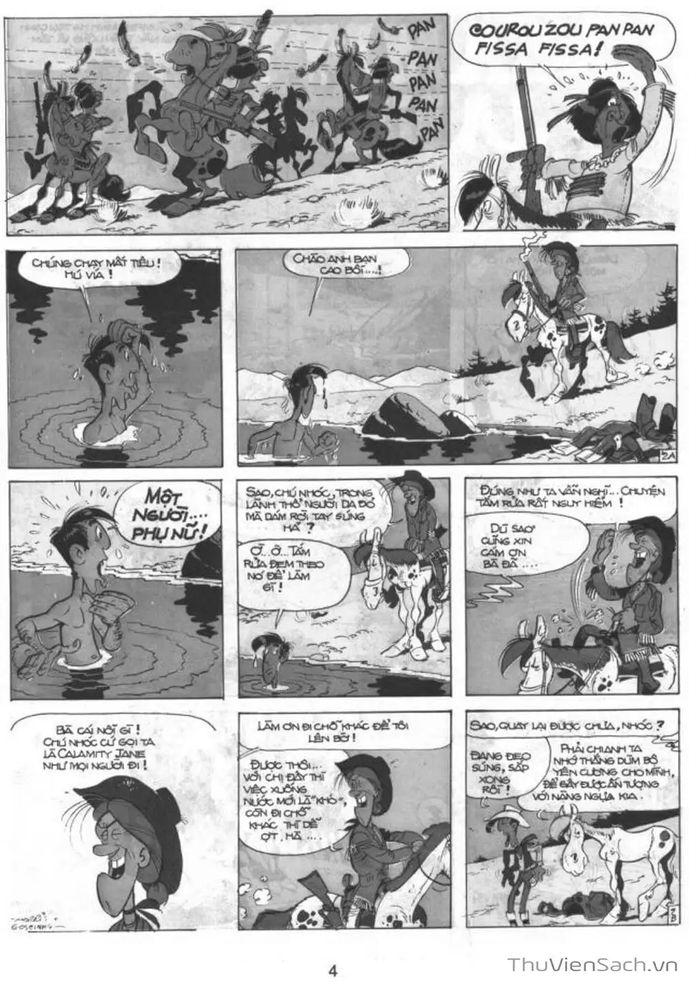 Truyện Tranh Cuộc Phiêu Lưu Kỳ Thú Của Lucky Luke trang 3