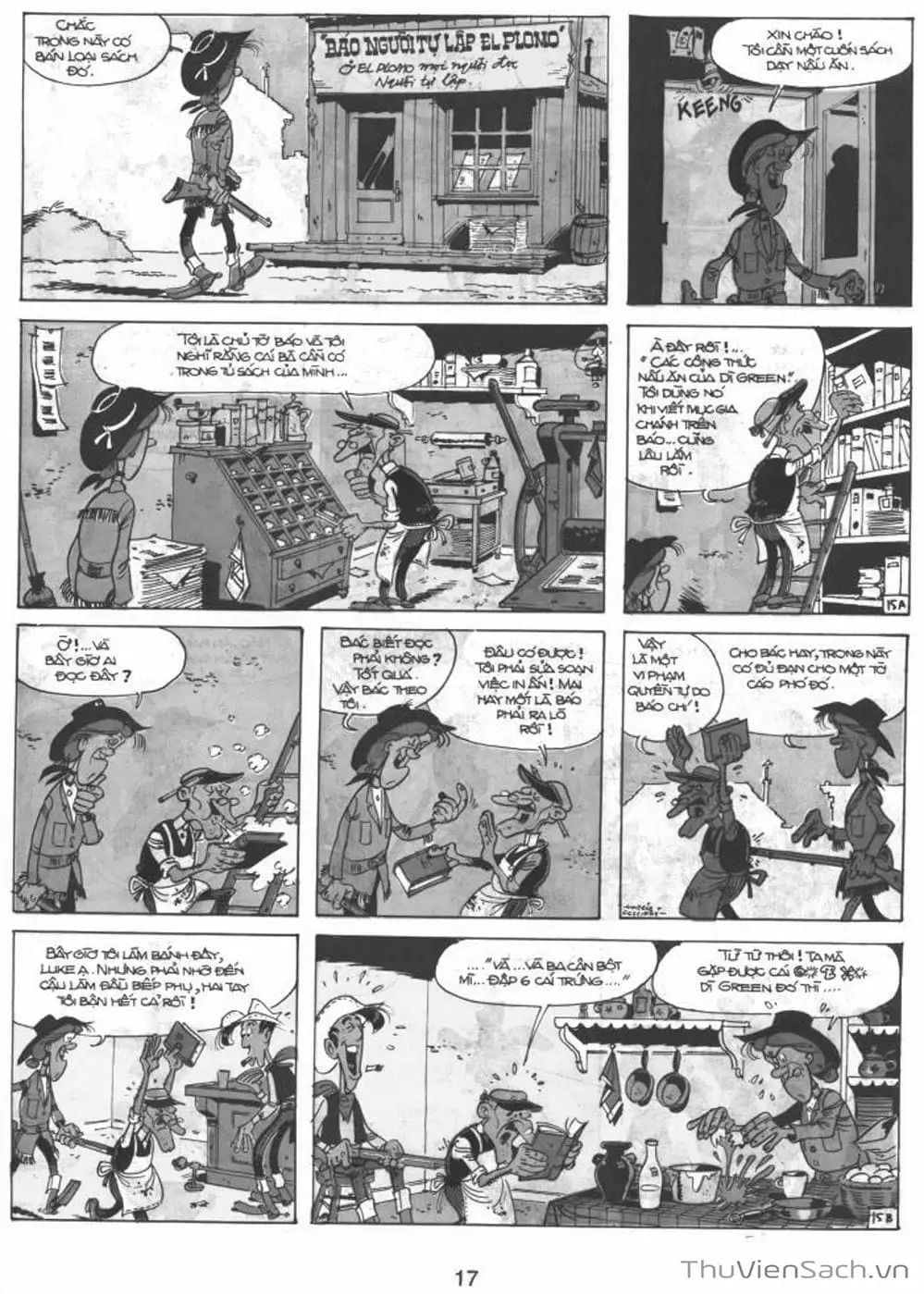 Truyện Tranh Cuộc Phiêu Lưu Kỳ Thú Của Lucky Luke trang 3