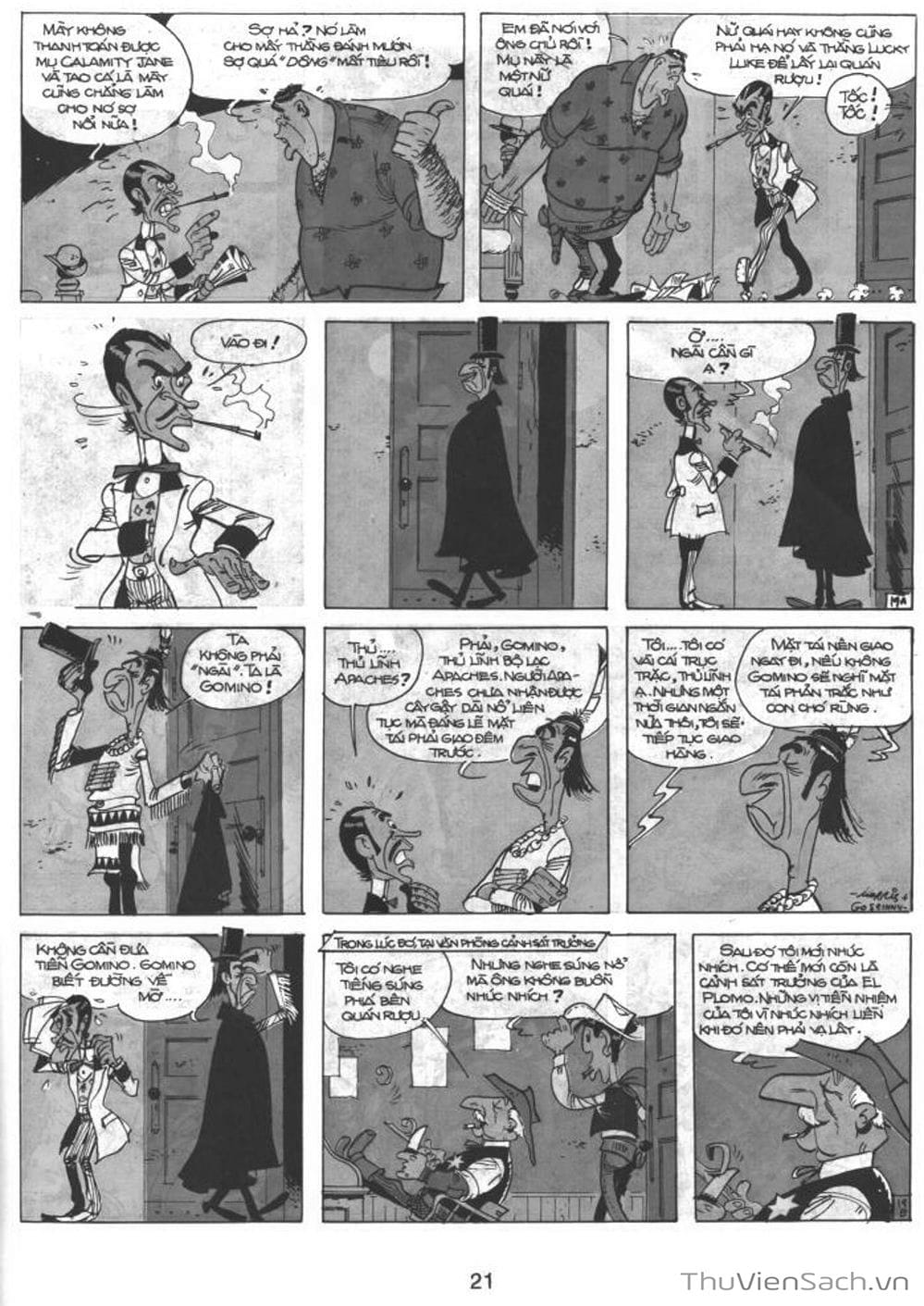 Truyện Tranh Cuộc Phiêu Lưu Kỳ Thú Của Lucky Luke trang 3