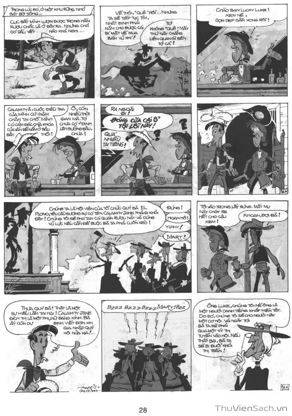 Truyện Tranh Cuộc Phiêu Lưu Kỳ Thú Của Lucky Luke trang 3