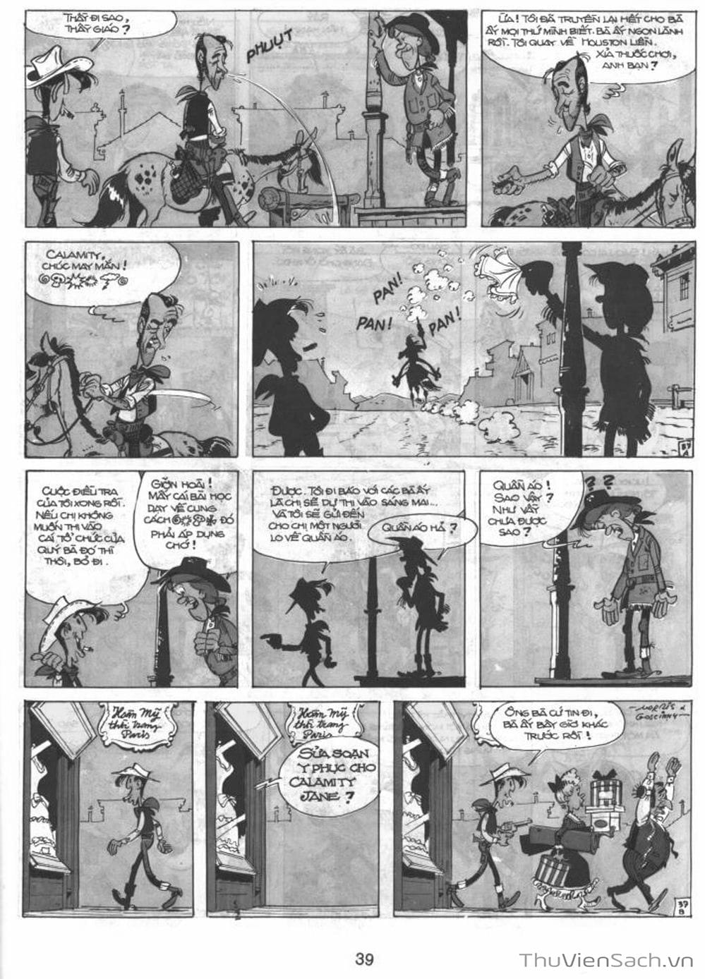 Truyện Tranh Cuộc Phiêu Lưu Kỳ Thú Của Lucky Luke trang 3