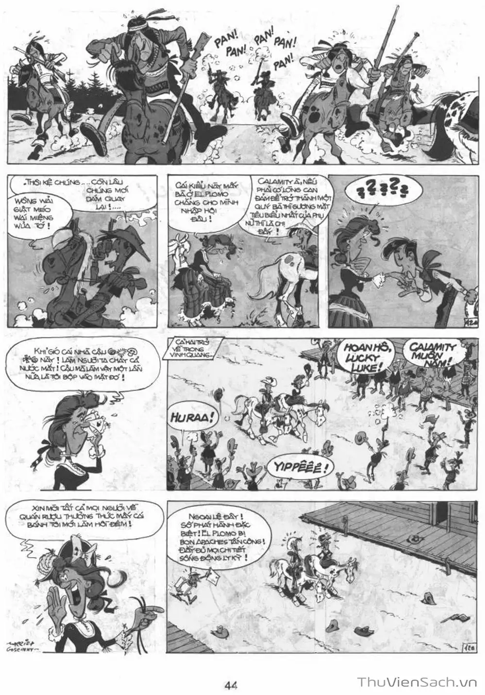 Truyện Tranh Cuộc Phiêu Lưu Kỳ Thú Của Lucky Luke trang 3