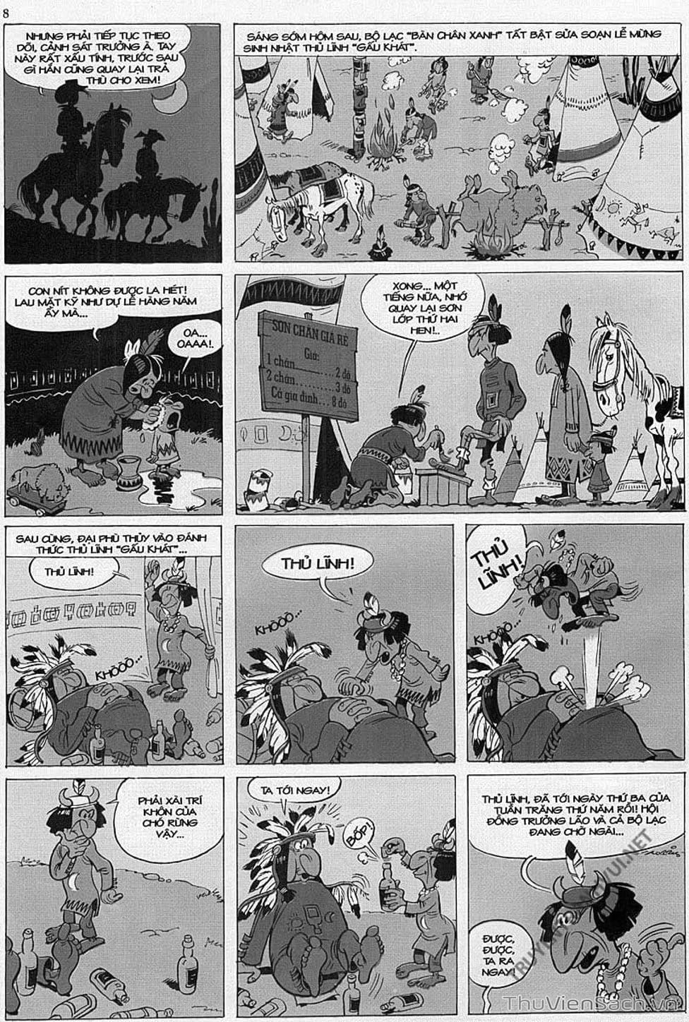 Truyện Tranh Cuộc Phiêu Lưu Kỳ Thú Của Lucky Luke trang 3