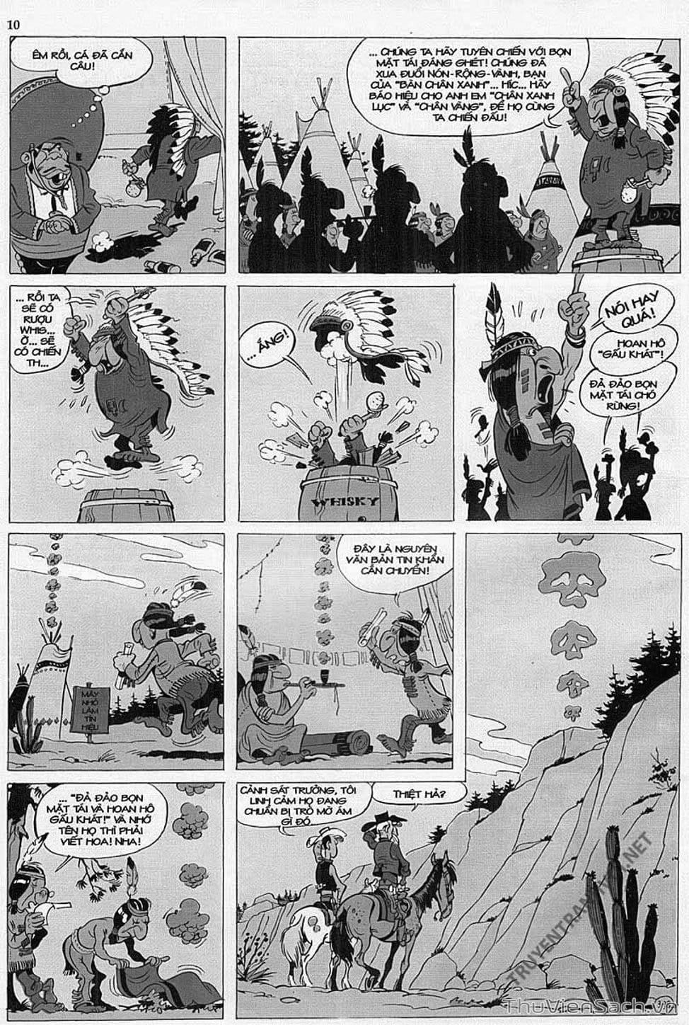 Truyện Tranh Cuộc Phiêu Lưu Kỳ Thú Của Lucky Luke trang 3