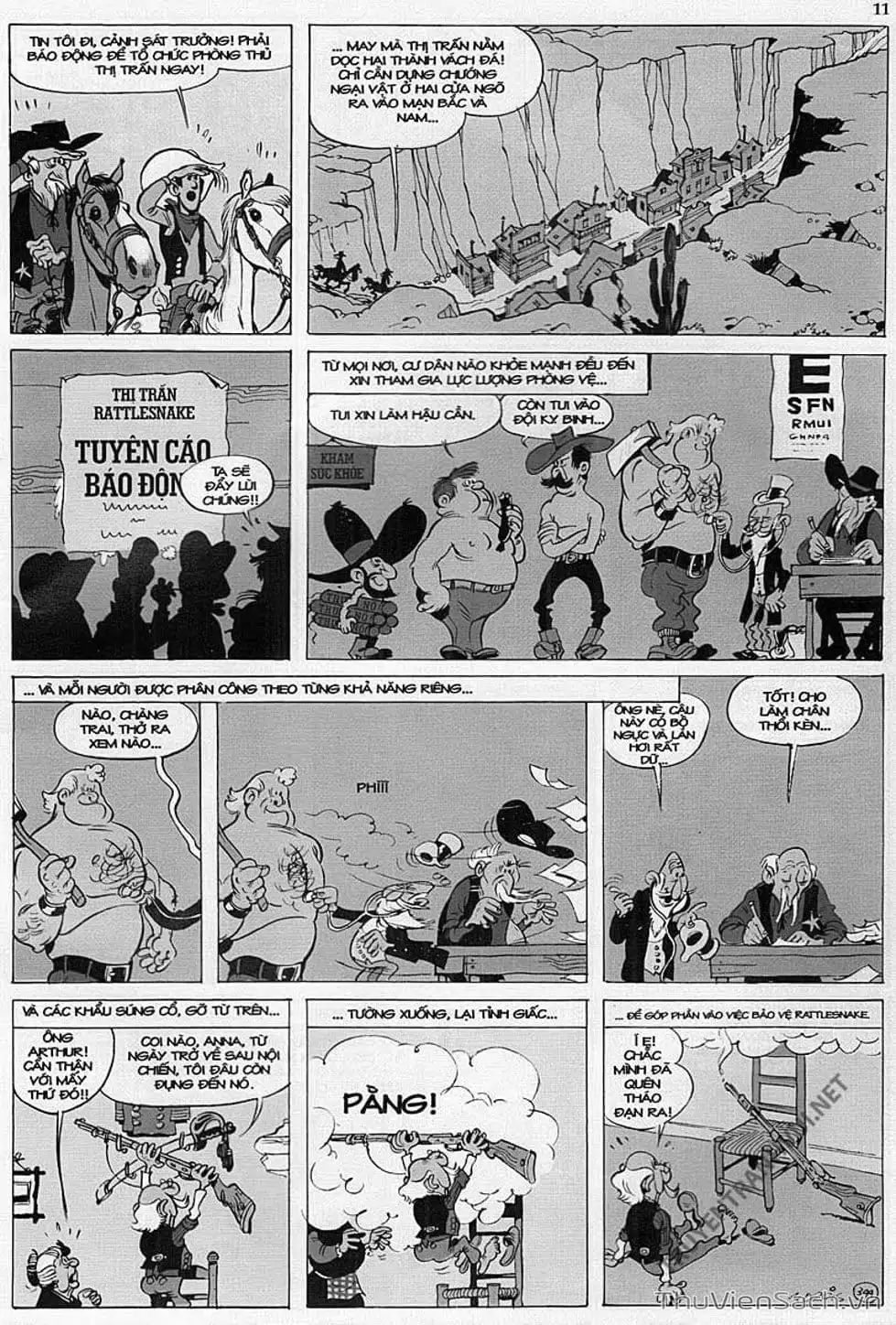 Truyện Tranh Cuộc Phiêu Lưu Kỳ Thú Của Lucky Luke trang 3