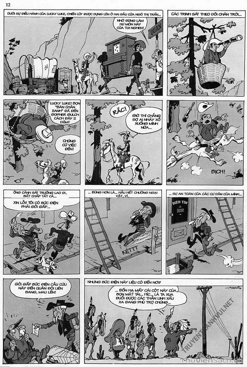 Truyện Tranh Cuộc Phiêu Lưu Kỳ Thú Của Lucky Luke trang 3