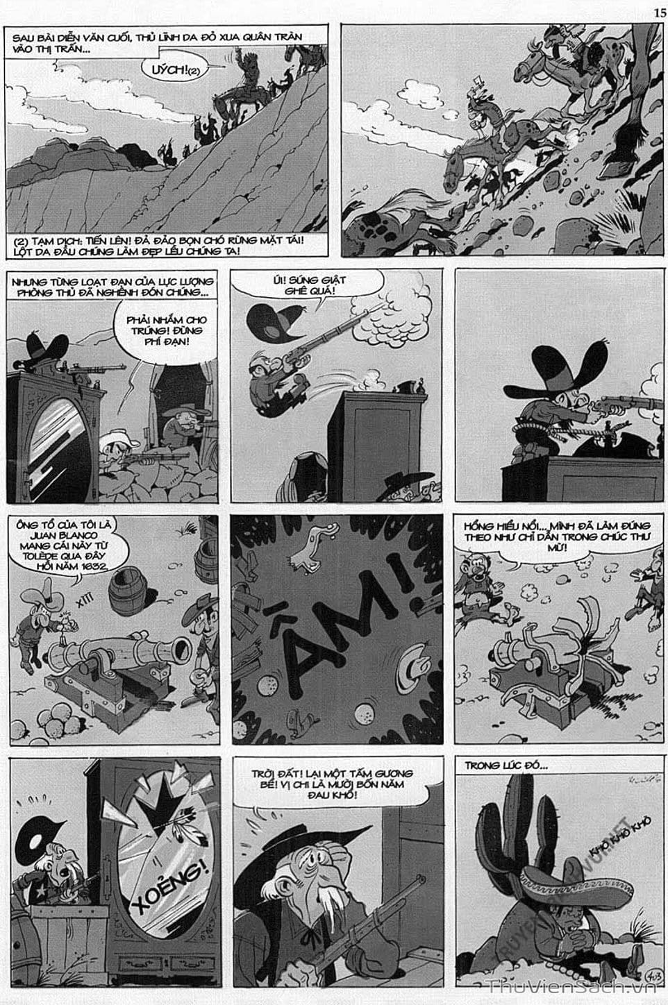 Truyện Tranh Cuộc Phiêu Lưu Kỳ Thú Của Lucky Luke trang 3