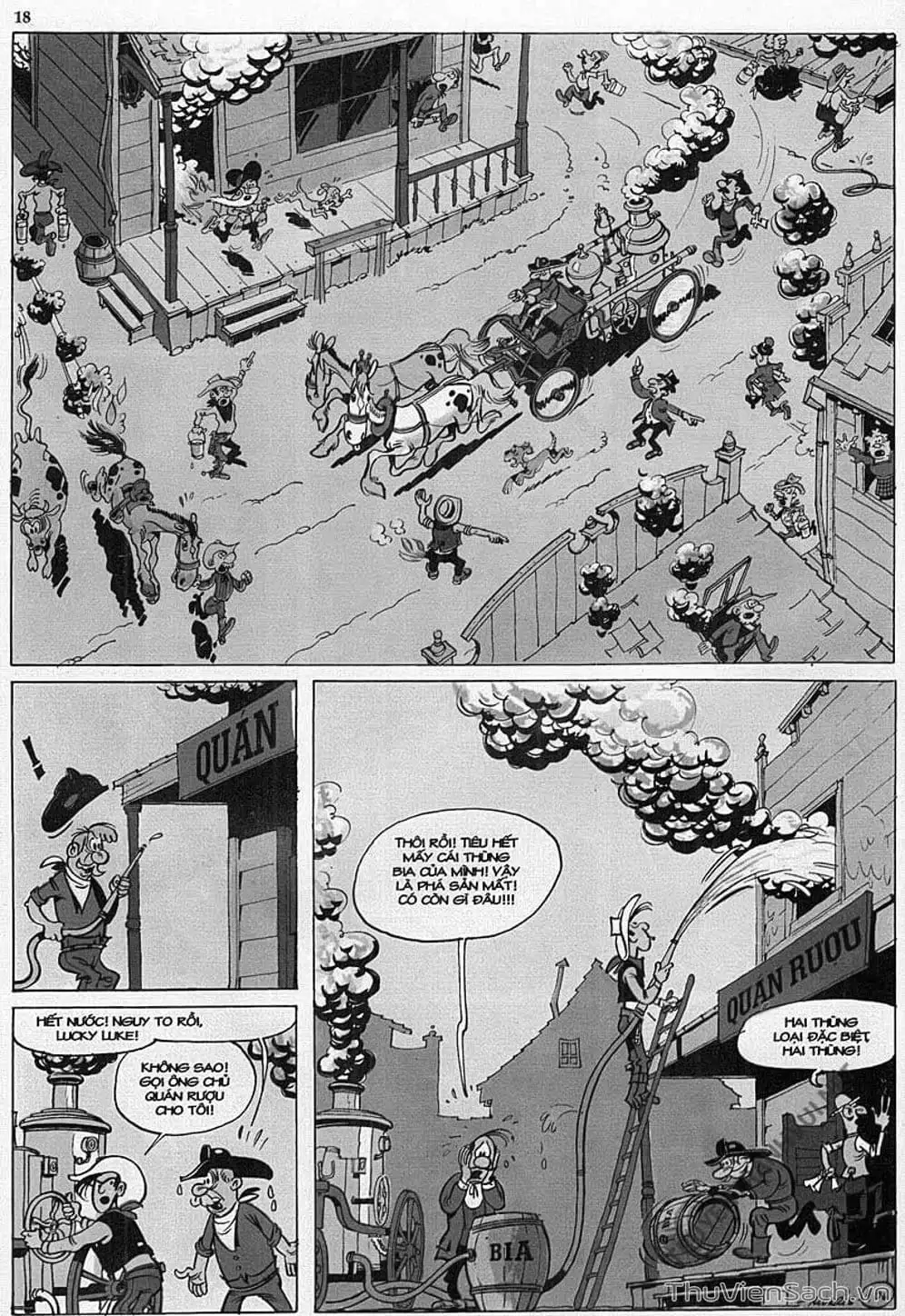 Truyện Tranh Cuộc Phiêu Lưu Kỳ Thú Của Lucky Luke trang 3