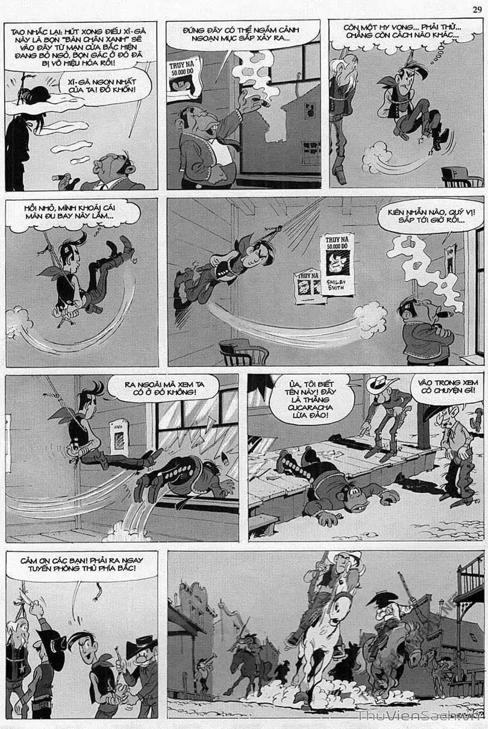 Truyện Tranh Cuộc Phiêu Lưu Kỳ Thú Của Lucky Luke trang 3