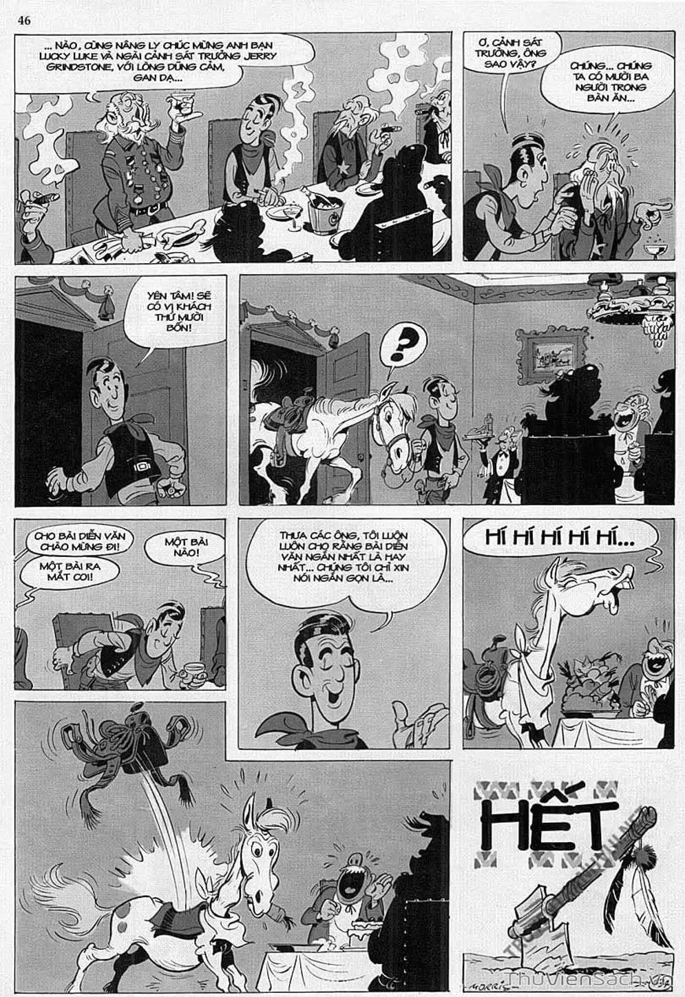 Truyện Tranh Cuộc Phiêu Lưu Kỳ Thú Của Lucky Luke trang 3