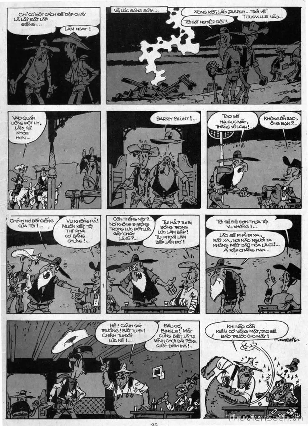 Truyện Tranh Cuộc Phiêu Lưu Kỳ Thú Của Lucky Luke trang 3