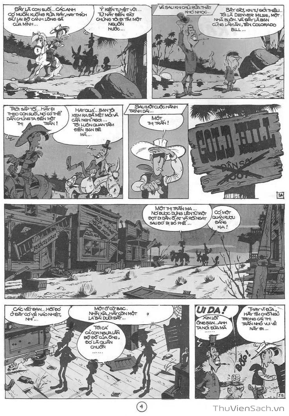 Truyện Tranh Cuộc Phiêu Lưu Kỳ Thú Của Lucky Luke trang 3