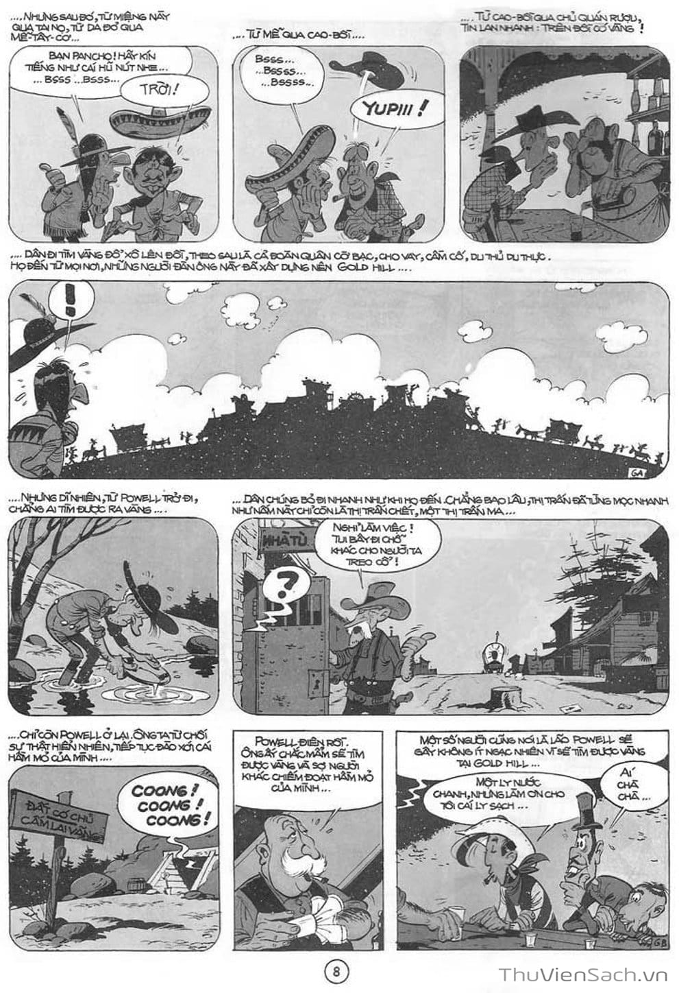 Truyện Tranh Cuộc Phiêu Lưu Kỳ Thú Của Lucky Luke trang 3