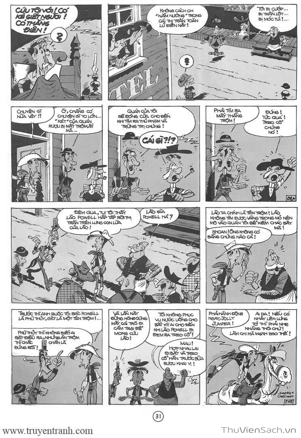 Truyện Tranh Cuộc Phiêu Lưu Kỳ Thú Của Lucky Luke trang 3