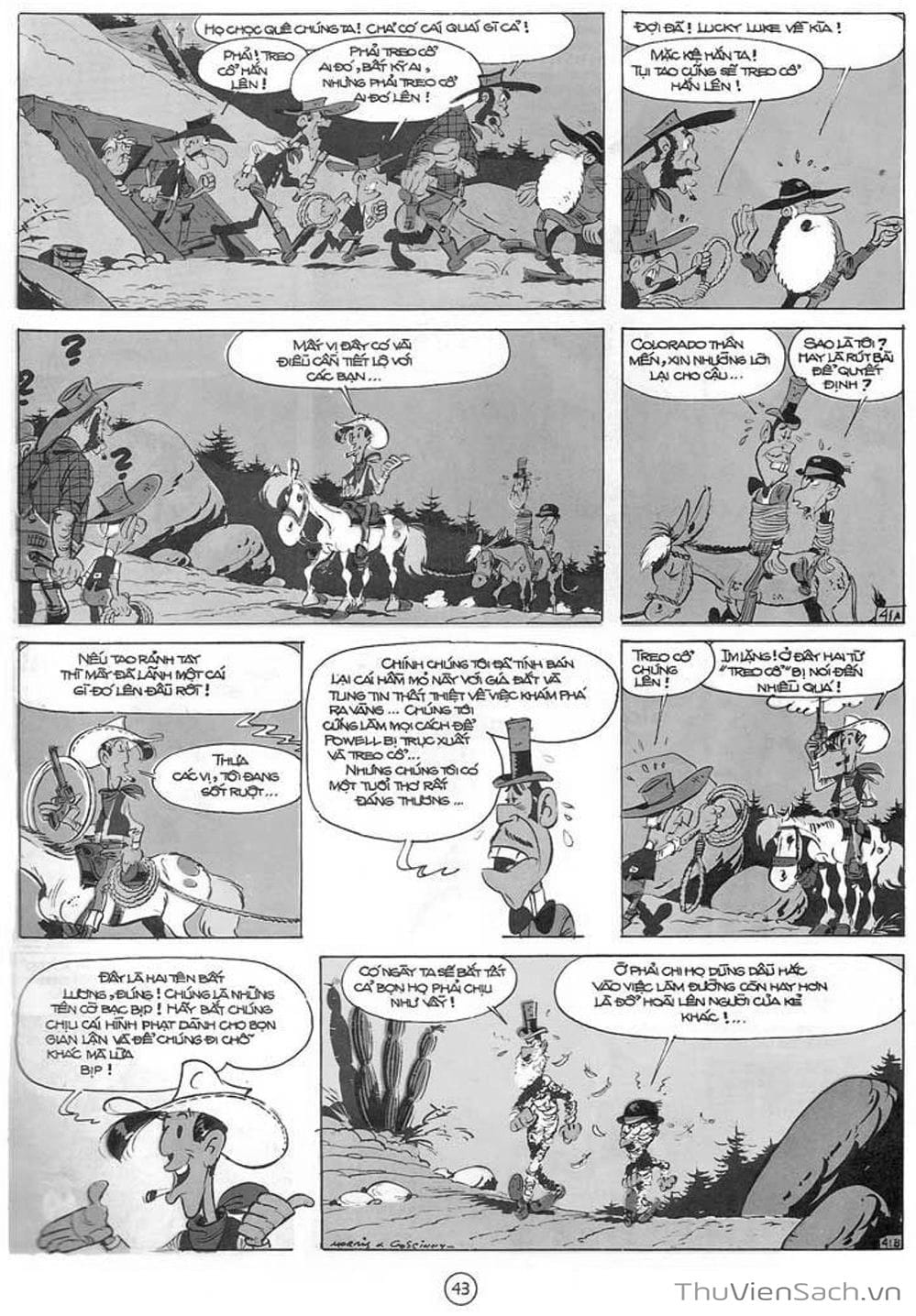 Truyện Tranh Cuộc Phiêu Lưu Kỳ Thú Của Lucky Luke trang 3