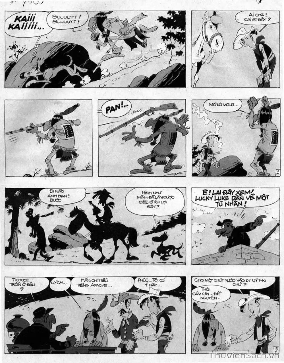 Truyện Tranh Cuộc Phiêu Lưu Kỳ Thú Của Lucky Luke trang 3