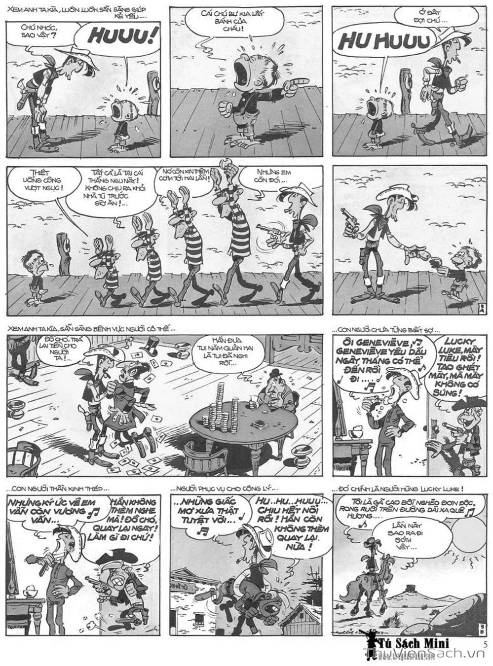 Truyện Tranh Cuộc Phiêu Lưu Kỳ Thú Của Lucky Luke trang 3