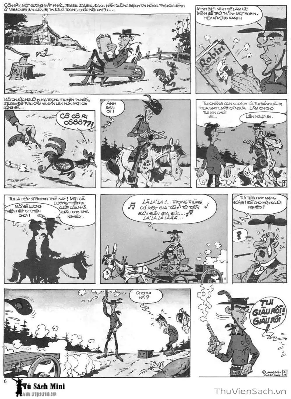 Truyện Tranh Cuộc Phiêu Lưu Kỳ Thú Của Lucky Luke trang 3