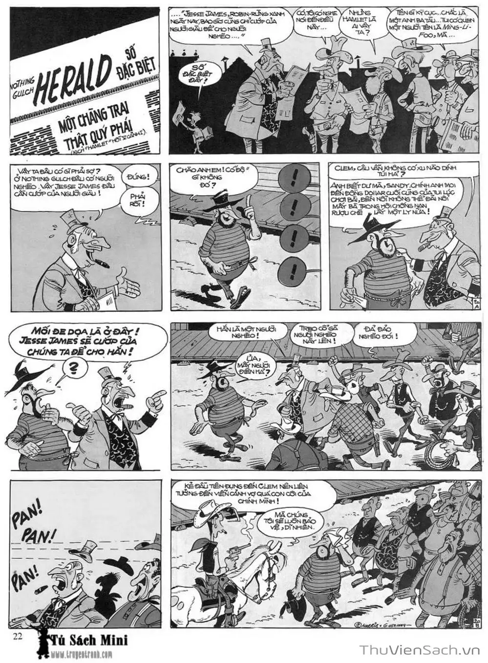 Truyện Tranh Cuộc Phiêu Lưu Kỳ Thú Của Lucky Luke trang 3