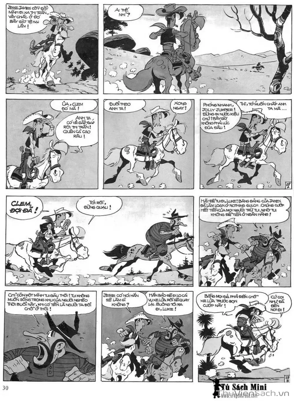 Truyện Tranh Cuộc Phiêu Lưu Kỳ Thú Của Lucky Luke trang 3