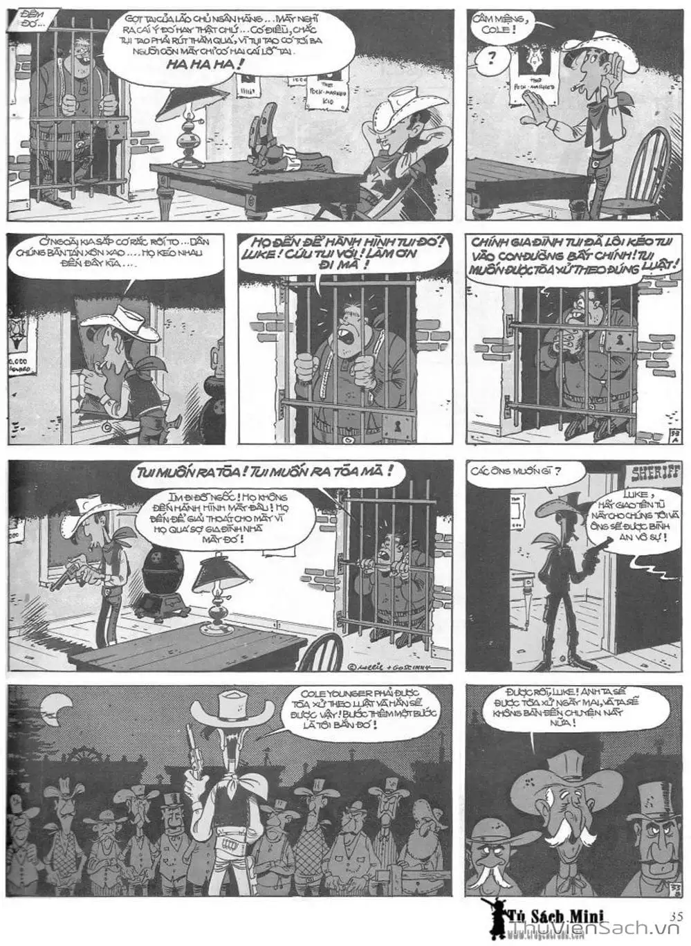 Truyện Tranh Cuộc Phiêu Lưu Kỳ Thú Của Lucky Luke trang 3