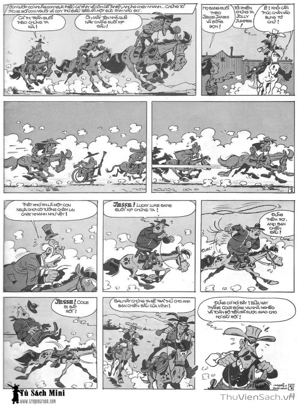 Truyện Tranh Cuộc Phiêu Lưu Kỳ Thú Của Lucky Luke trang 3