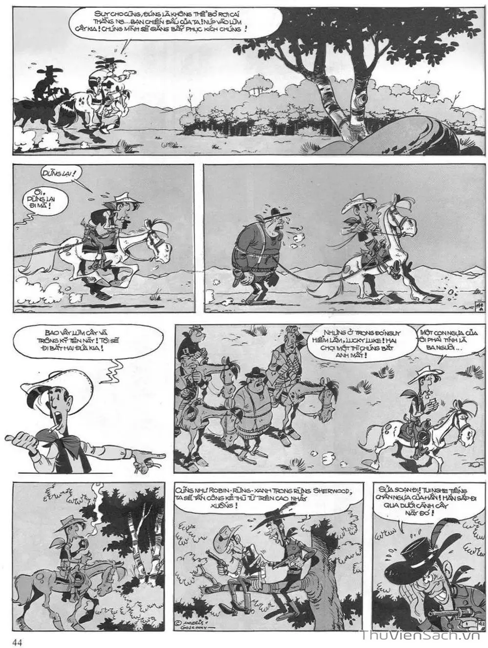 Truyện Tranh Cuộc Phiêu Lưu Kỳ Thú Của Lucky Luke trang 3