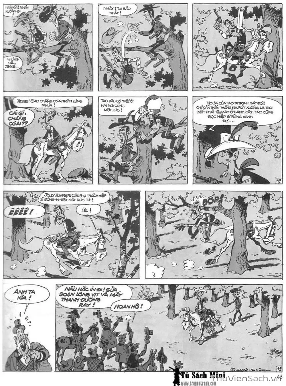 Truyện Tranh Cuộc Phiêu Lưu Kỳ Thú Của Lucky Luke trang 3