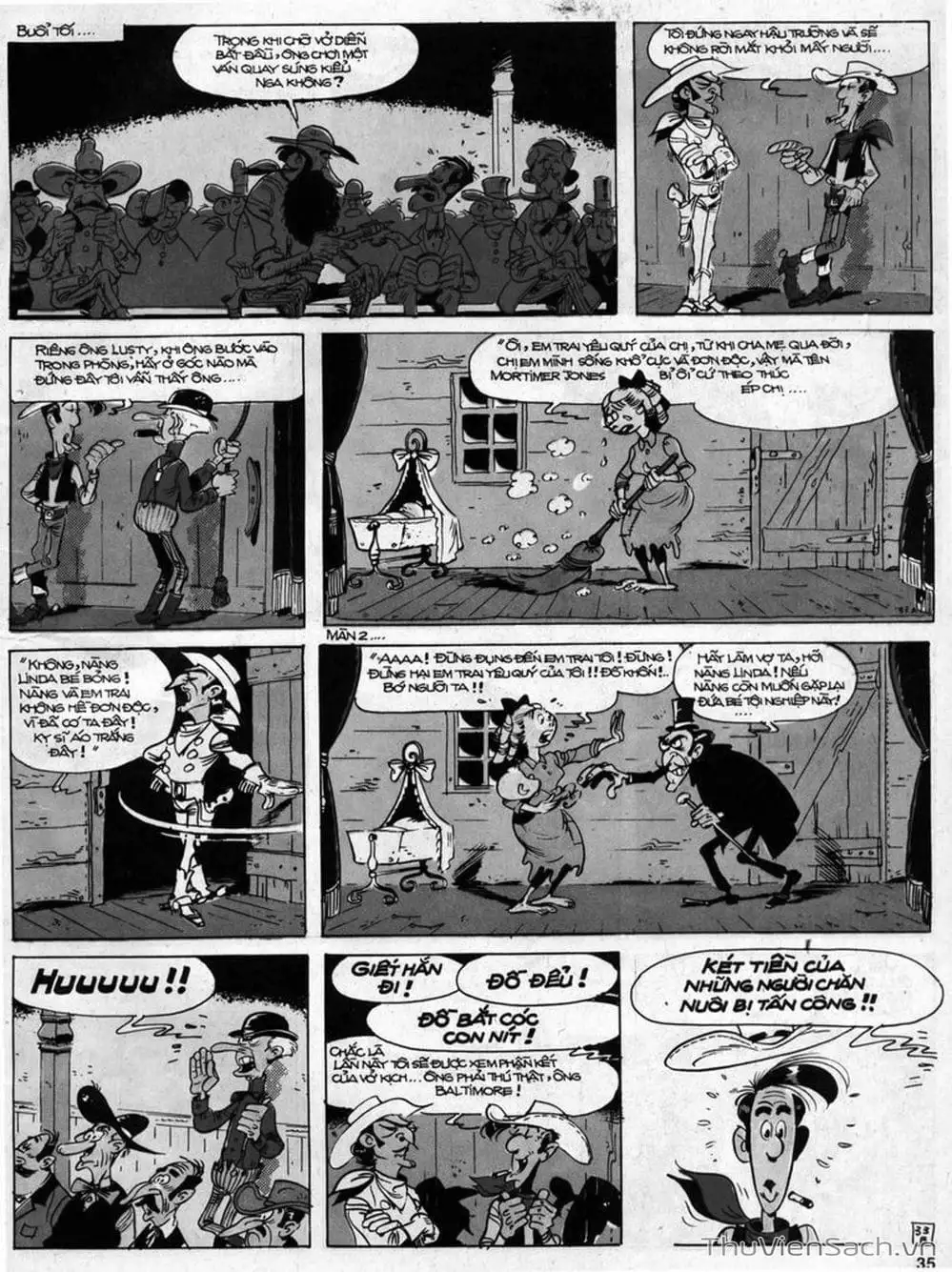 Truyện Tranh Cuộc Phiêu Lưu Kỳ Thú Của Lucky Luke trang 3