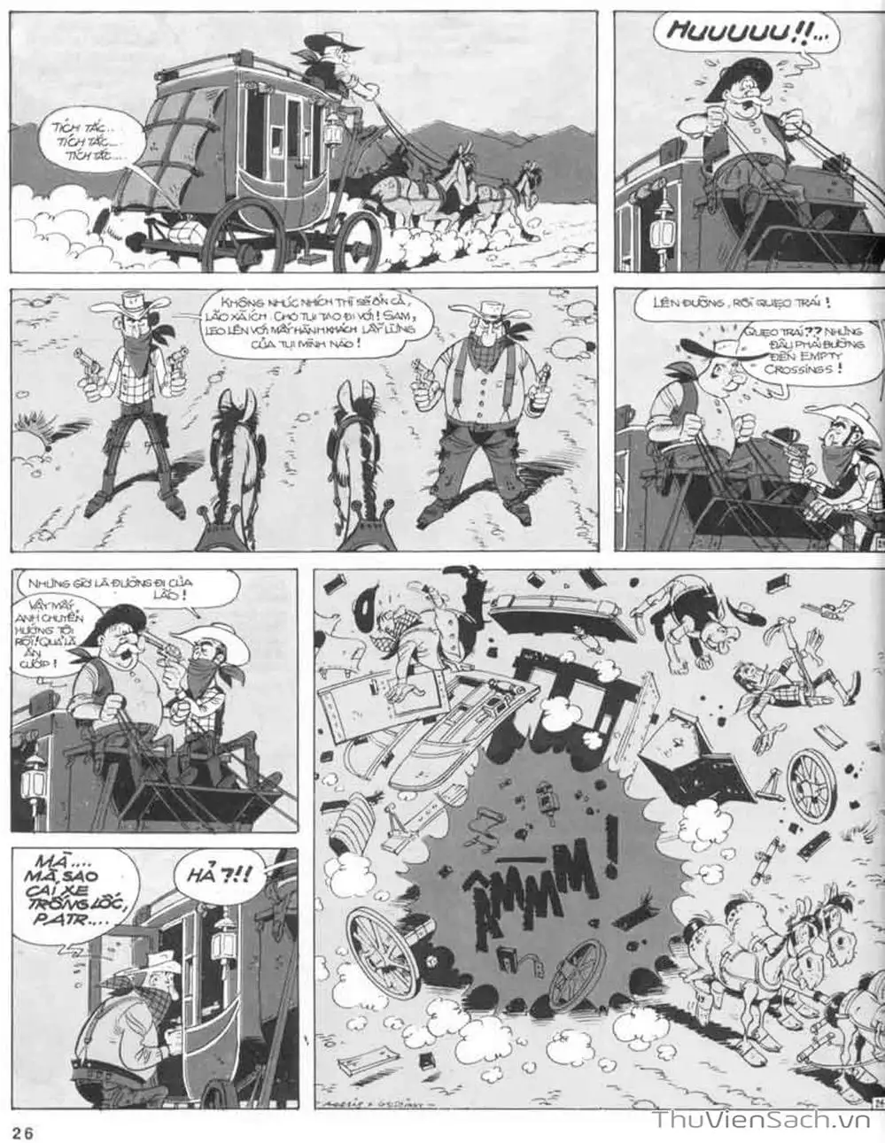 Truyện Tranh Cuộc Phiêu Lưu Kỳ Thú Của Lucky Luke trang 3