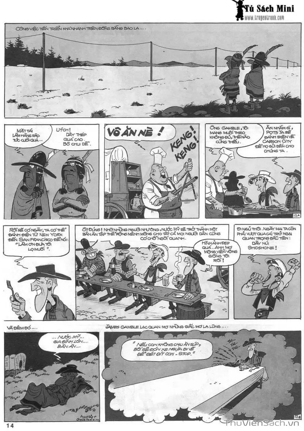 Truyện Tranh Cuộc Phiêu Lưu Kỳ Thú Của Lucky Luke trang 3