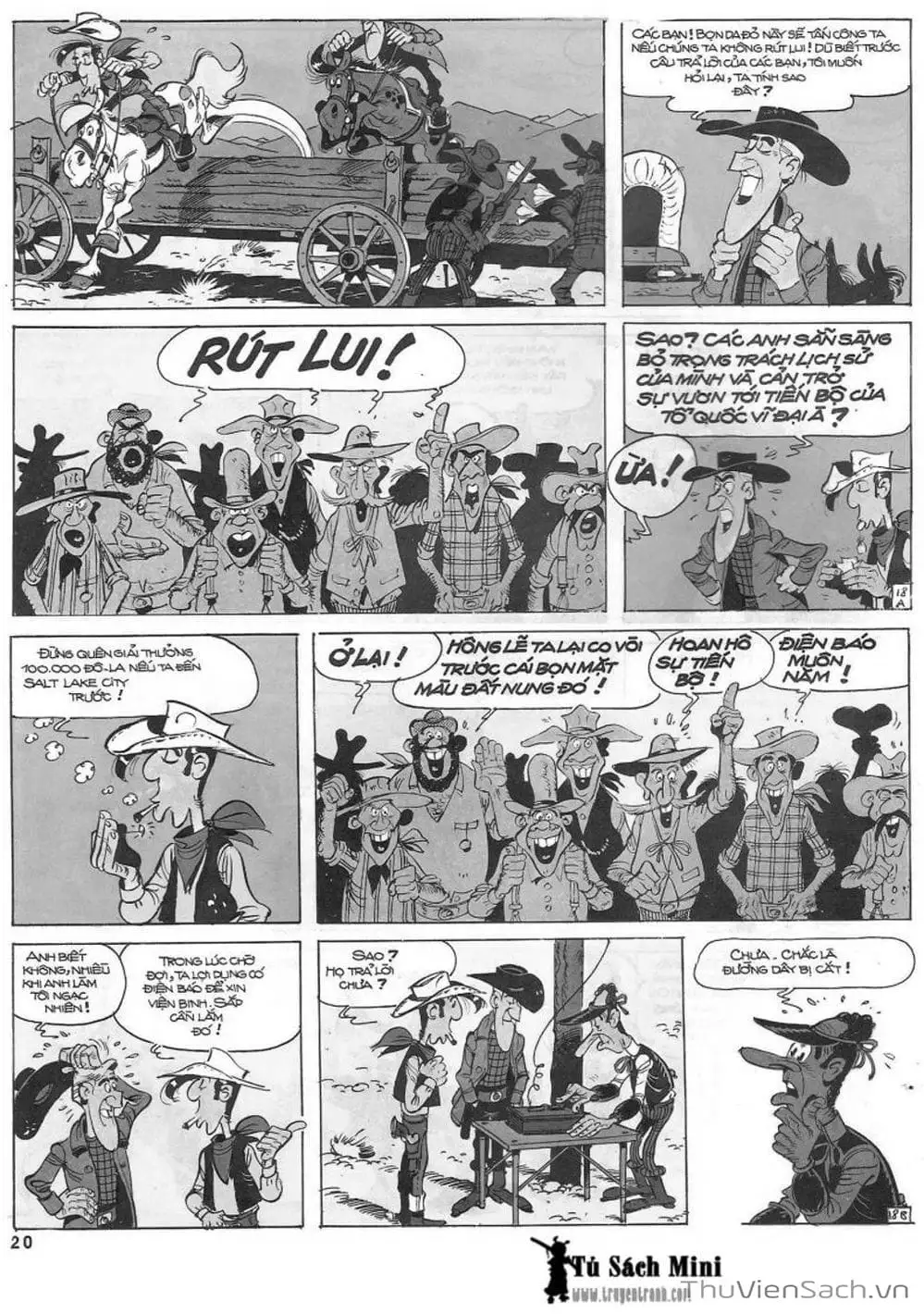 Truyện Tranh Cuộc Phiêu Lưu Kỳ Thú Của Lucky Luke trang 3