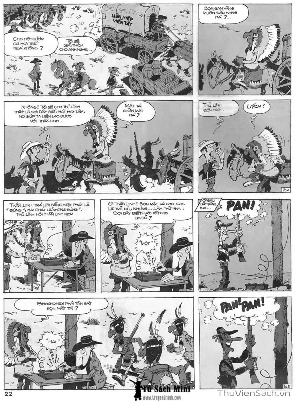 Truyện Tranh Cuộc Phiêu Lưu Kỳ Thú Của Lucky Luke trang 3