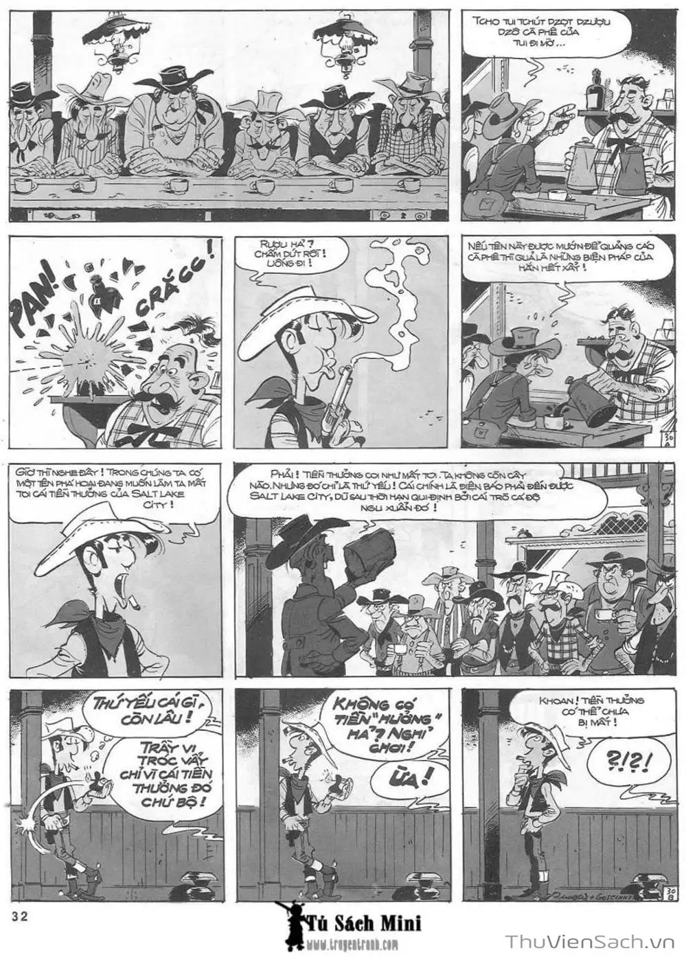 Truyện Tranh Cuộc Phiêu Lưu Kỳ Thú Của Lucky Luke trang 3