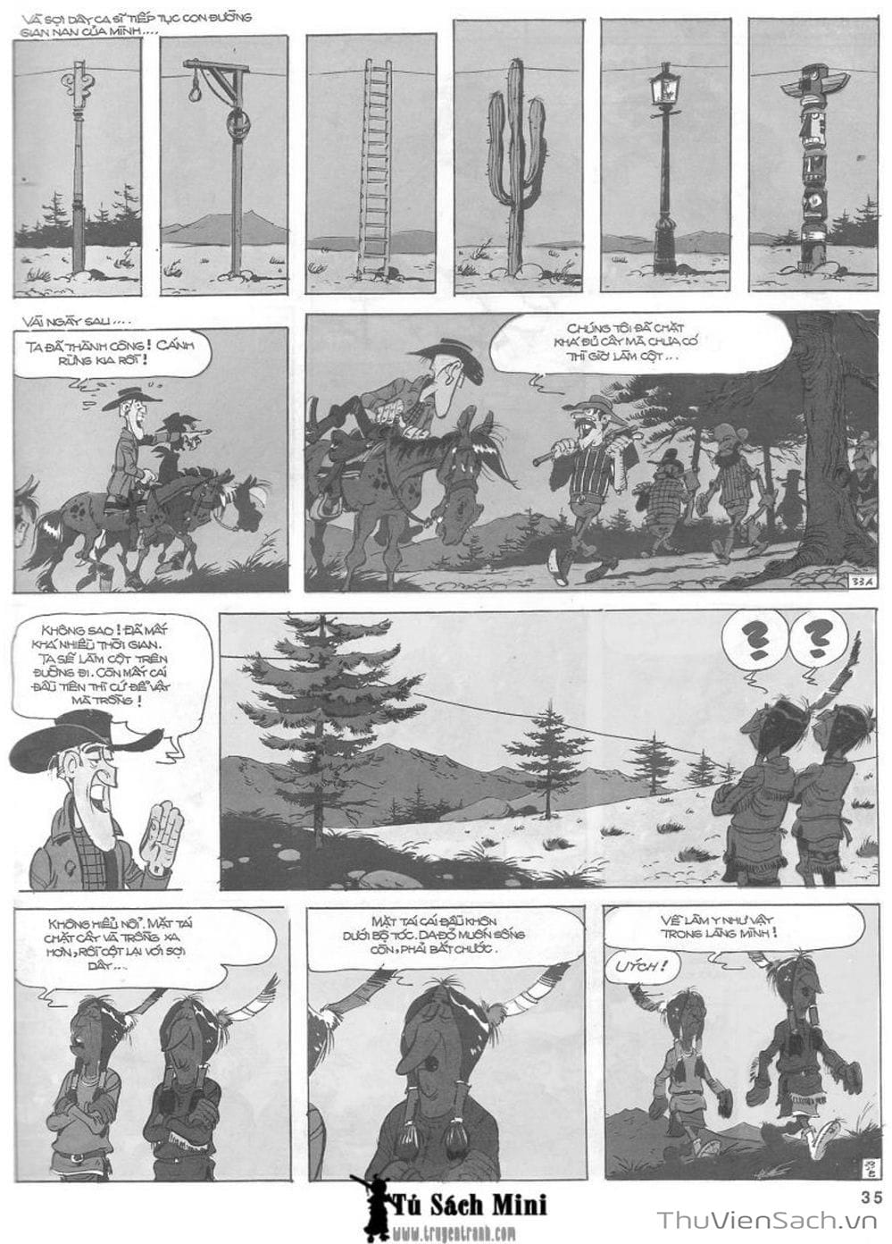 Truyện Tranh Cuộc Phiêu Lưu Kỳ Thú Của Lucky Luke trang 3