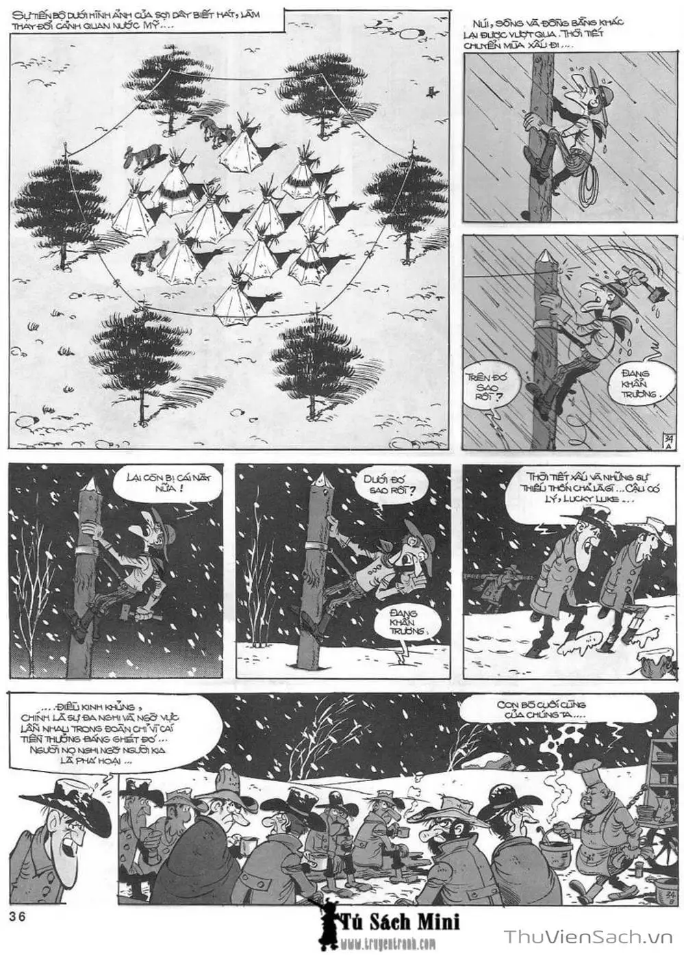 Truyện Tranh Cuộc Phiêu Lưu Kỳ Thú Của Lucky Luke trang 3