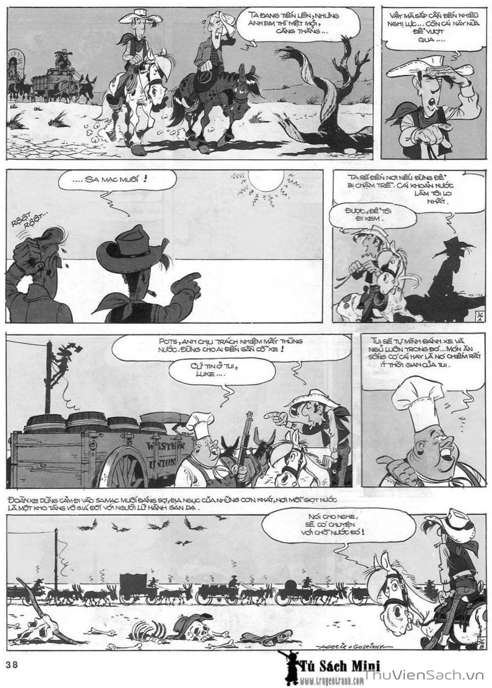 Truyện Tranh Cuộc Phiêu Lưu Kỳ Thú Của Lucky Luke trang 3