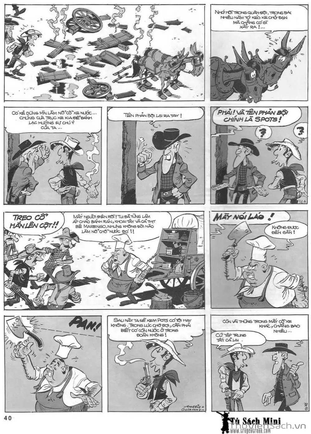 Truyện Tranh Cuộc Phiêu Lưu Kỳ Thú Của Lucky Luke trang 3