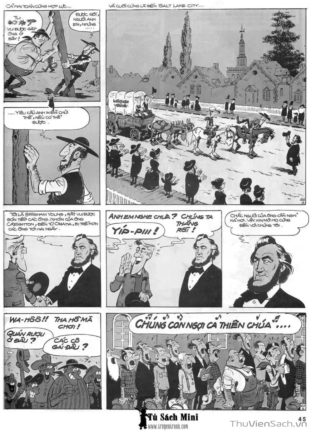 Truyện Tranh Cuộc Phiêu Lưu Kỳ Thú Của Lucky Luke trang 3