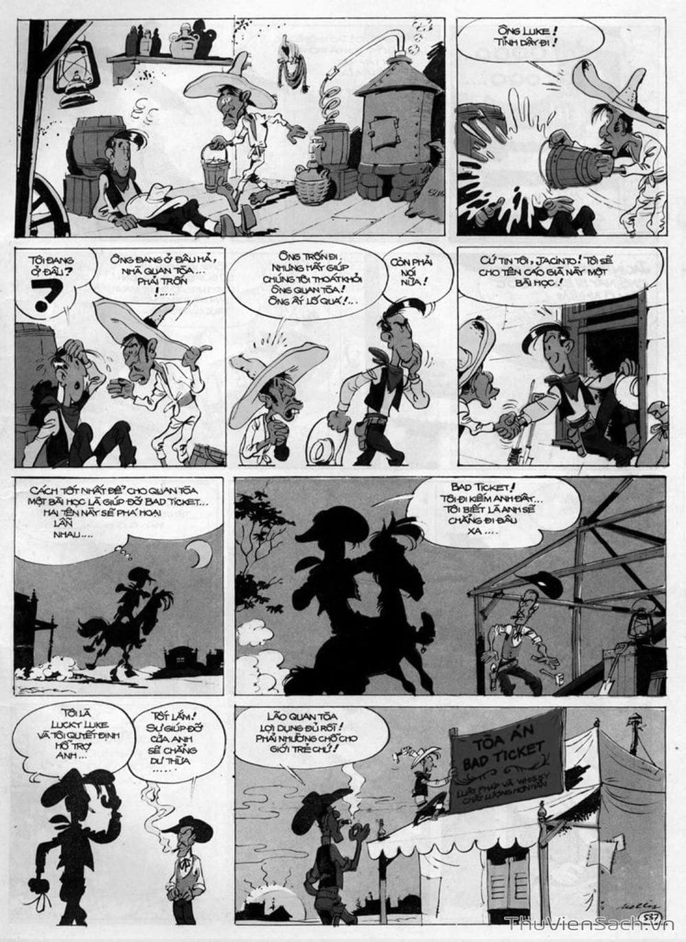 Truyện Tranh Cuộc Phiêu Lưu Kỳ Thú Của Lucky Luke trang 3