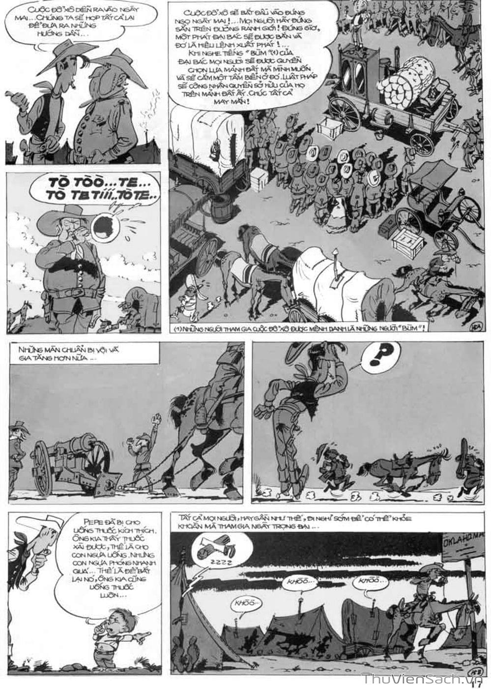 Truyện Tranh Cuộc Phiêu Lưu Kỳ Thú Của Lucky Luke trang 3